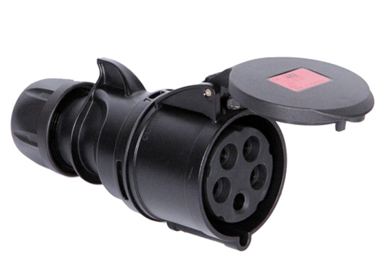 PCE CEE Turbo Shark Starkstromkupplung 5 Pol 16A schwarz
