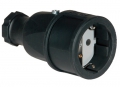 VDE Gummi-Schuko-Kupplung 250V, Taurus