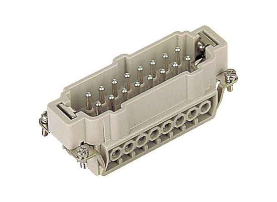 Harting HAN 16E-M-s Stifteinsatz, schraubbar, passend für HAN 16B Gehäuse