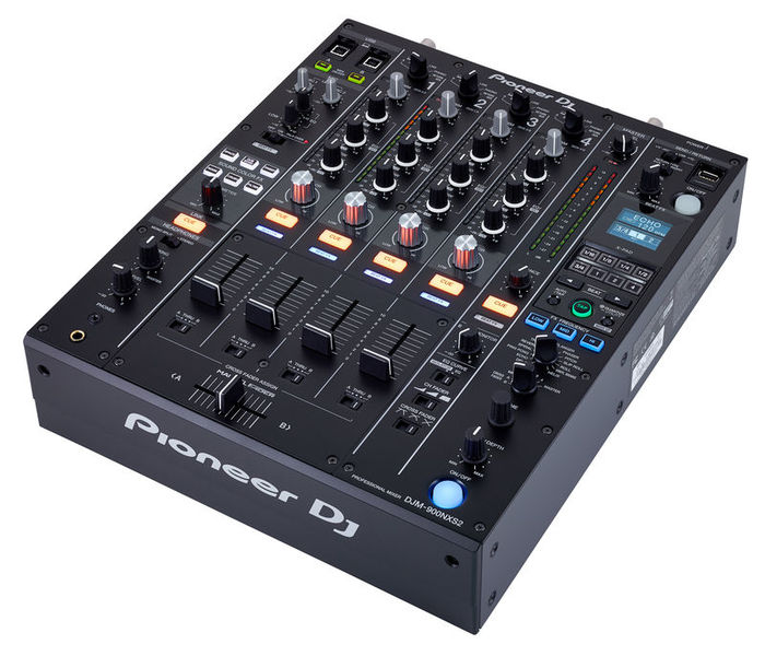 Pioneer DJM-900NXS2 Nexus Digitalmixer, 4-Kanal, schwarz, 2x USB, Effekte, DSP, LAN, Soundkarte