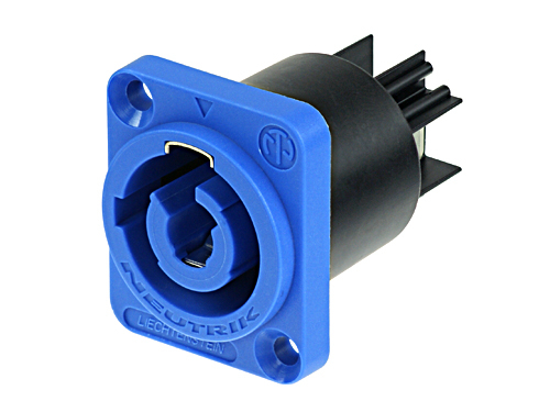 Neutrik PowerCon Einbaubuchse blau NAC3MPA-1