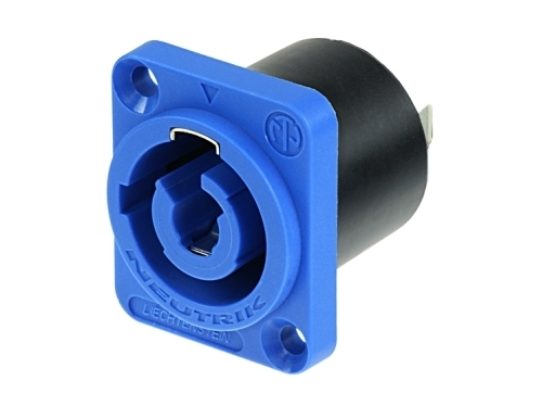 Neutrik PowerCon Einbaubuchse blau Print NAC3MPA-1-WOT 250V/20A