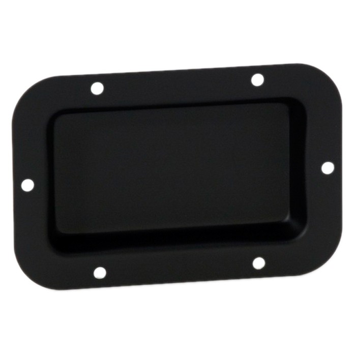 Adam Hall Hardware 8705 BLK Einbauschale schwarz ungestanzt